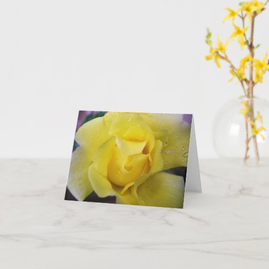 Geel nam Notecard toe Kaart (Gele Bloem)