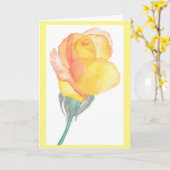 Geel nam Wenskaart toe Kaart (Gele Bloem)