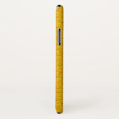 Geel namaakleer modern gestructureerd ontwerp Case-Mate iPhone case (Achterkant / rechts)