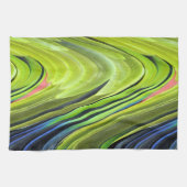 Geel-Naped Amazon Parrot Feathers van STaylor Theedoek (Horizontaal)