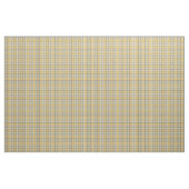 Geel, Navy Blue en Ivory Plaid Stof (Yard (91,4 cm))