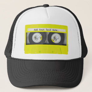 Geel Neon  Cassettebandje Trucker Pet