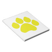 Geel Notitieblok afdrukken (Schuin)