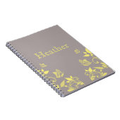 Geel Notitieboek van vlinderbloemigen (Rechterzijde)