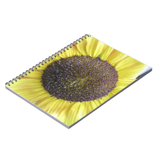 Geel Notitieboek zonnebloem (Linkerzijde)