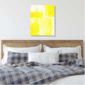 Geel nr. 1 canvas afdruk (Insitu (Slaapkamer))