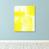 Geel nr. 1 canvas afdruk (Insitu (Houten vloer))