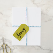 Geel nr.2, Gele Prijskaart Cadeaulabel (Met Touw)