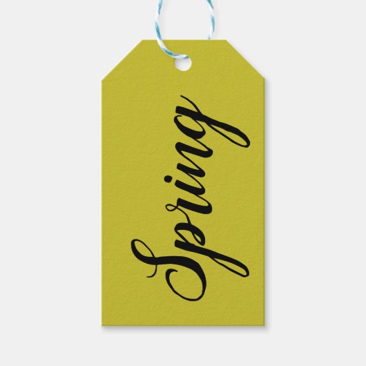 Geel nr.2, Gele Prijskaart Cadeaulabel (Voorkant)