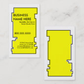 geel oddRex Visitekaartje (Voorkant / Achterkant)