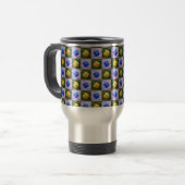 geel of blauw reisbeker (Voorkant links)