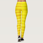 Geel & Oker Stripes leggings (Achterkant)