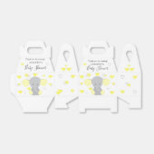 Geel Olifant Jongen Meisje Baby shower Party Bedankdoosjes (Uitgevouwen)