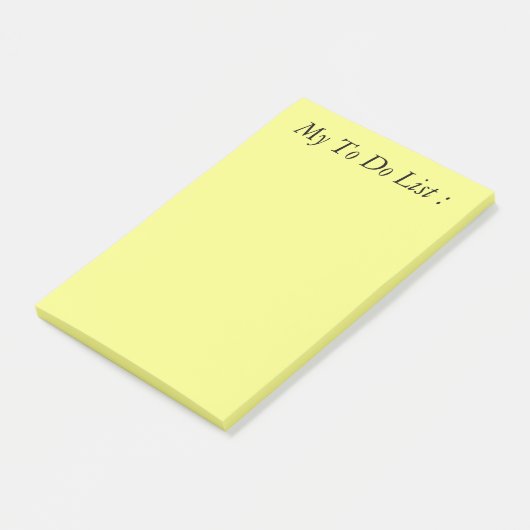 Geel om Post-it aan te bieden Post-it® Notes (Schuin)