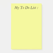 Geel om Post-it aan te bieden Post-it® Notes (Voorkant)