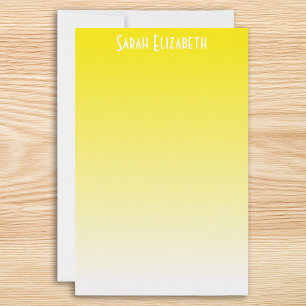 Geel Ombre Schrijfpapier Briefpapier