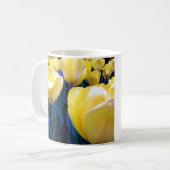 geel omhullveld koffiemok (Voorkant links)
