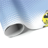 Geel omlooppapier voor motorfietsen cadeaupapier (Rol Hoek)