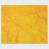 Geel omslagpapier cadeaupapier (Vlak)