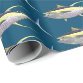 Geel omslagpapier voor tonijn cadeaupapier (Rol Hoek)