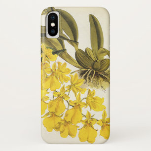 Geel Oncidium Orchid, Tropische Bloemen iPhone X Hoesje