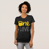 Geel "One Love" Kettlebell T-shirt (Voorkant volledig)
