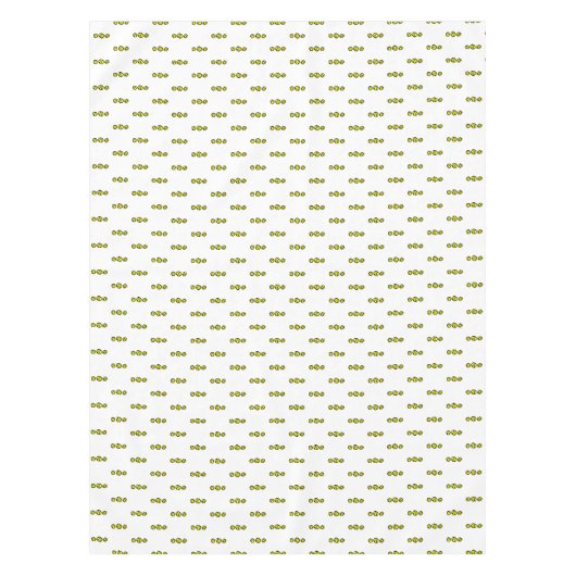 Geel ontwerp voor tafellakens voor tennisballetjes tafelkleed (Voorkant)