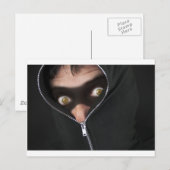Geel-oogige bandit briefkaart (Voorkant / Achterkant)