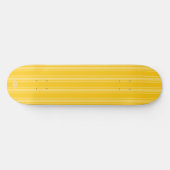Geel op geel stripe HAMbWG-skateboard Persoonlijk Skateboard (Horizontaal)