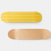 Geel op geel stripe HAMbWG-skateboard Persoonlijk Skateboard (Horizontaal)