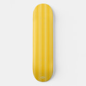 Geel op geel stripe HAMbWG-skateboard Persoonlijk Skateboard (Voorkant)