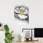 geel op grijze tinten poster (Thuiskantoor)