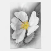 geel op grijze tinten theedoek (Verticaal)