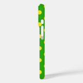 Geel op groene polka stippen patroonontwerp  Case-Mate iPhone case (Achterkant / Links)