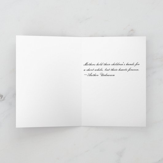 Geel op witte narcis Moederdag Kaart (Binnen)