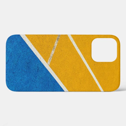 Geel oppervlak Case-Mate iPhone case (Achterkant (horizontaal))