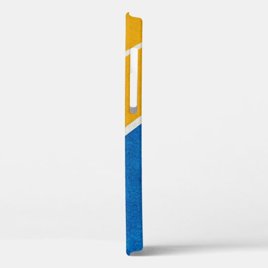 Geel oppervlak Case-Mate iPhone case (Achterkant / Links)