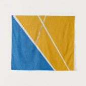 Geel oppervlak wandkleed (Voorkant (horizontaal))