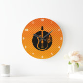 Geel Oranje Acoustic Guitar Grote Klok (Huis)