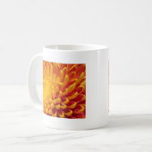 Geel & Oranje Chrysanthemum Koffiemok (Voorkant links)