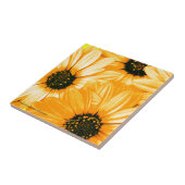 Geel/Oranje Dagen - Keramische tegel Tegeltje (Zijkant)