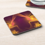 Geel Oranje en rood Drankjes Onderzetter (Linkerzijde)