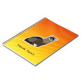 Geel Oranje Ferret Notitieboek (Linkerzijde)