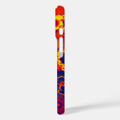 GEEL ORANJE FLOWERS Peony, Rozen Japanse Floral Case-Mate iPhone Case (Achterkant / Links)