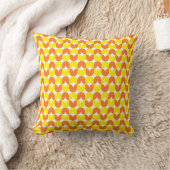 Geel & Oranje Geometrisch Kussen (Deken)