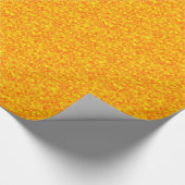 Geel Oranje glitter en sparken Cadeaupapier (Hoek)