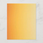 GEEL ORANJE GRADIËNTE ACHTERGROND SJABLOON KLANT FLYER (Voorkant)