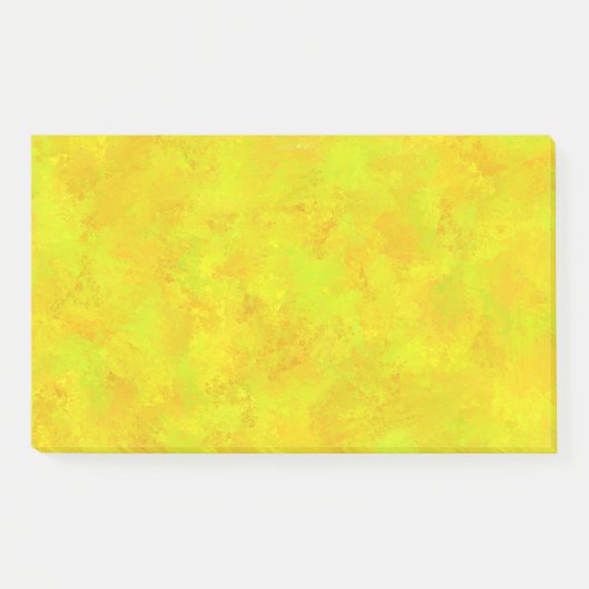 Geel Oranje Groen Abstract Patroon Post-it® Notes (Voorkant)