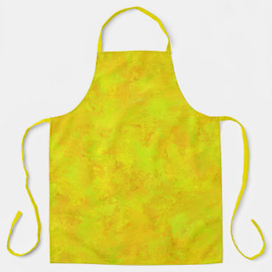 Geel Oranje Groen Abstract Patroon Schort
