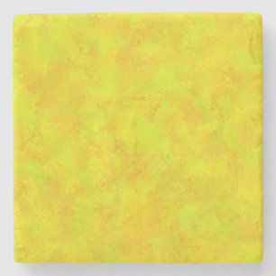 Geel Oranje Groen Abstract Patroon Stenen Onderzetter